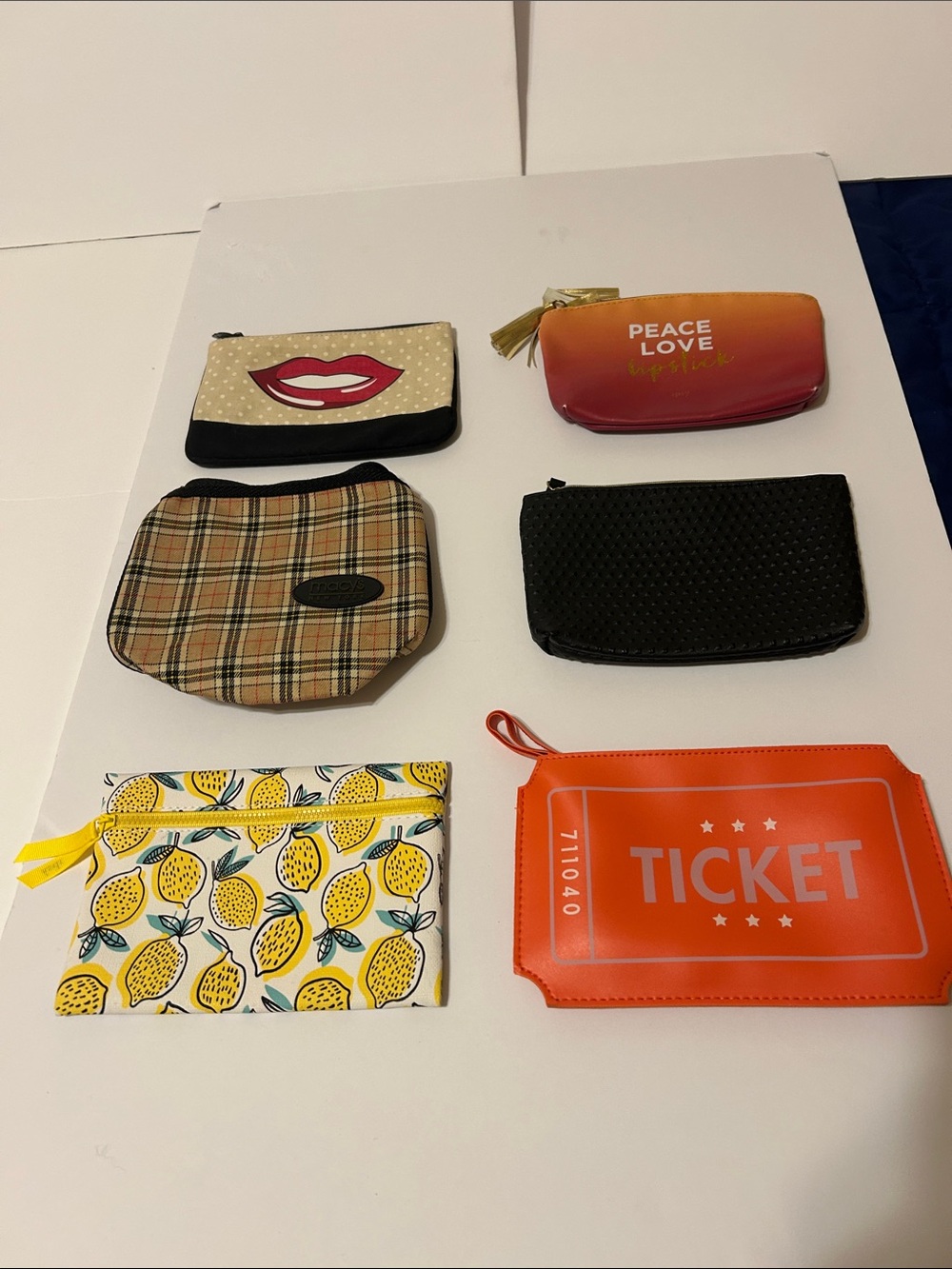 6 Pouch Cosmetic Bag